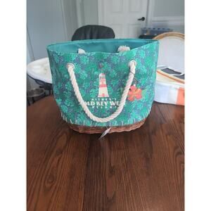 Disney Old Key West Resort Tote Bag, Wicker Bottom, NWT, Vacation Beach Tote‎